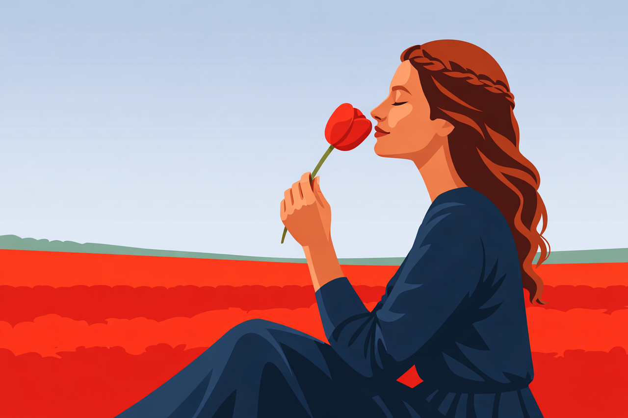 Spring Tulip Flower background