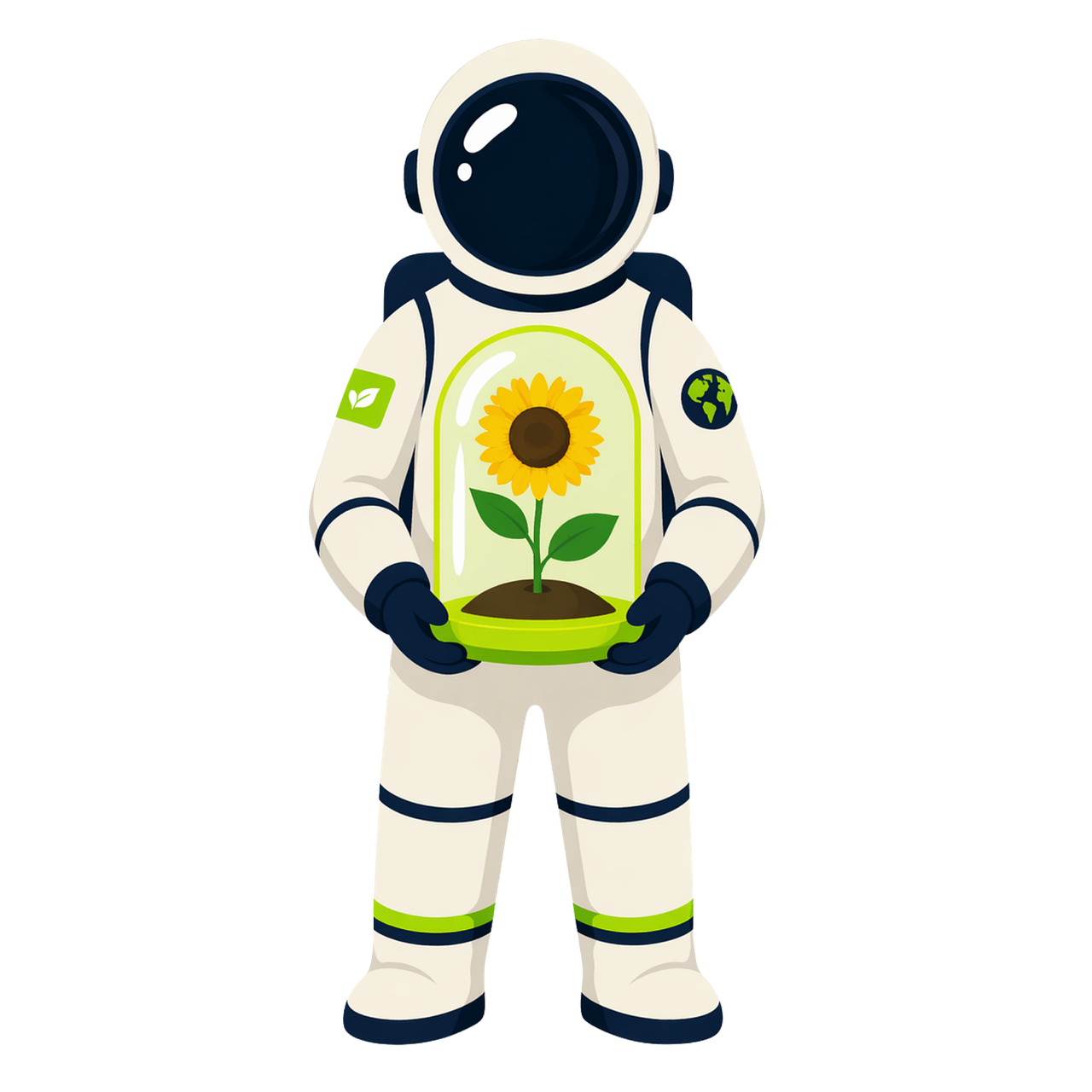 Astronaut Space Sunflower