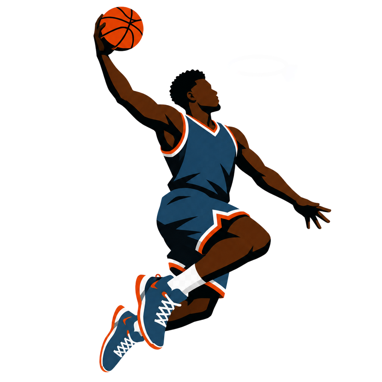Basketball Player Slam dunk