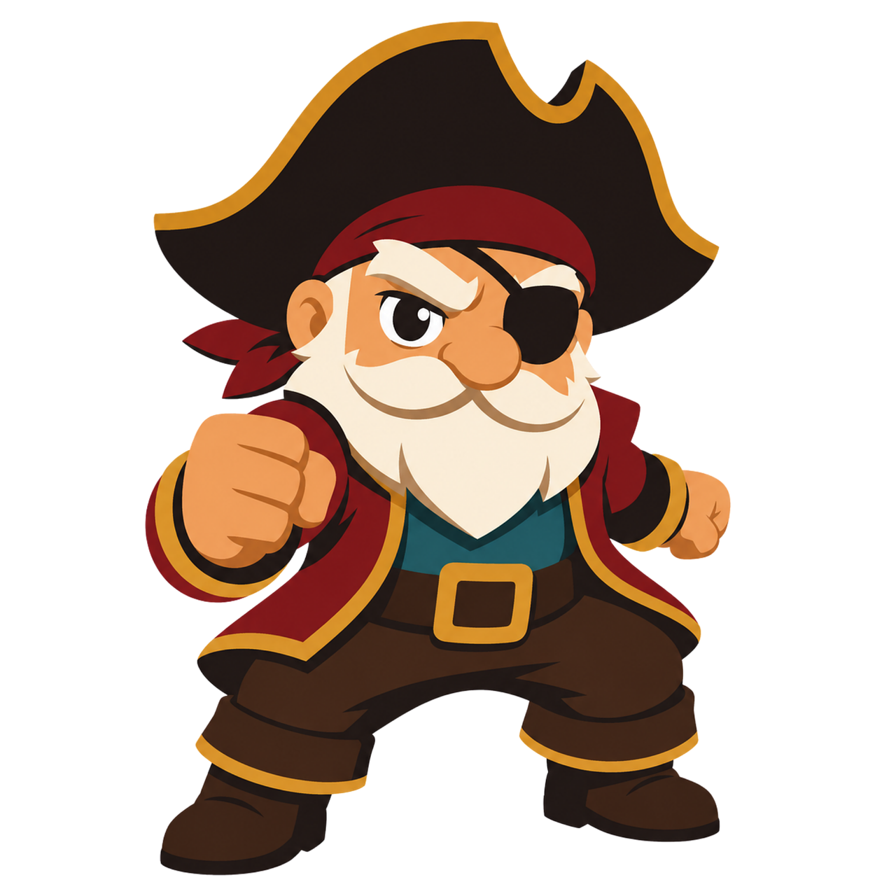 Pirate captain Cartoon character Eye patch