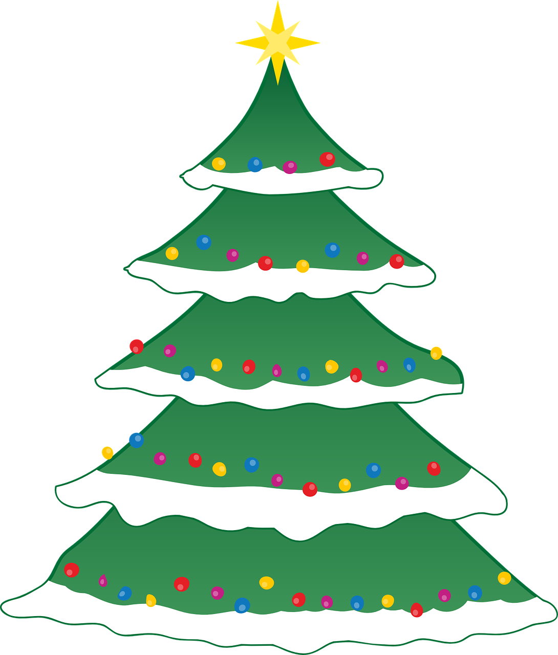 Christmas tree Snow Christmas Stickdatei – Natur