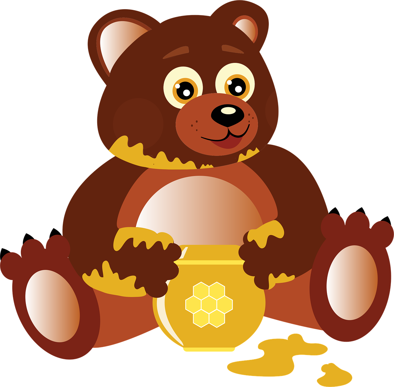 Teddy bear Copper Hunger Stickdatei