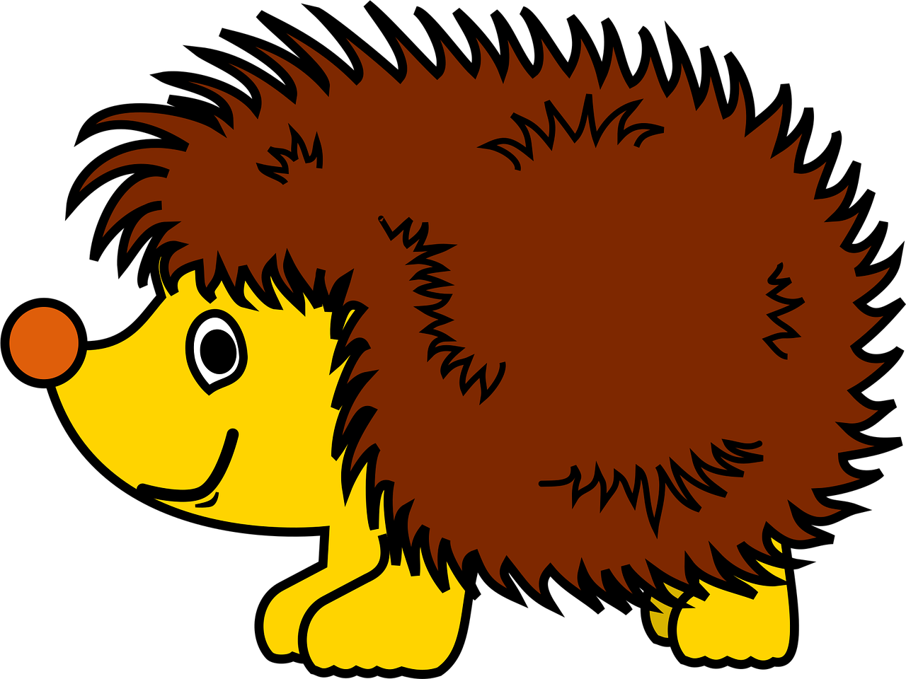 Hedgehog Animal Cartoon