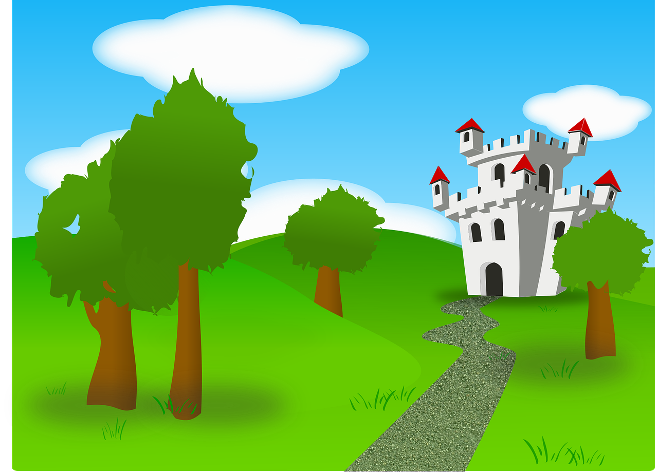 Castle Fort Fortress Stickdatei – Kinder