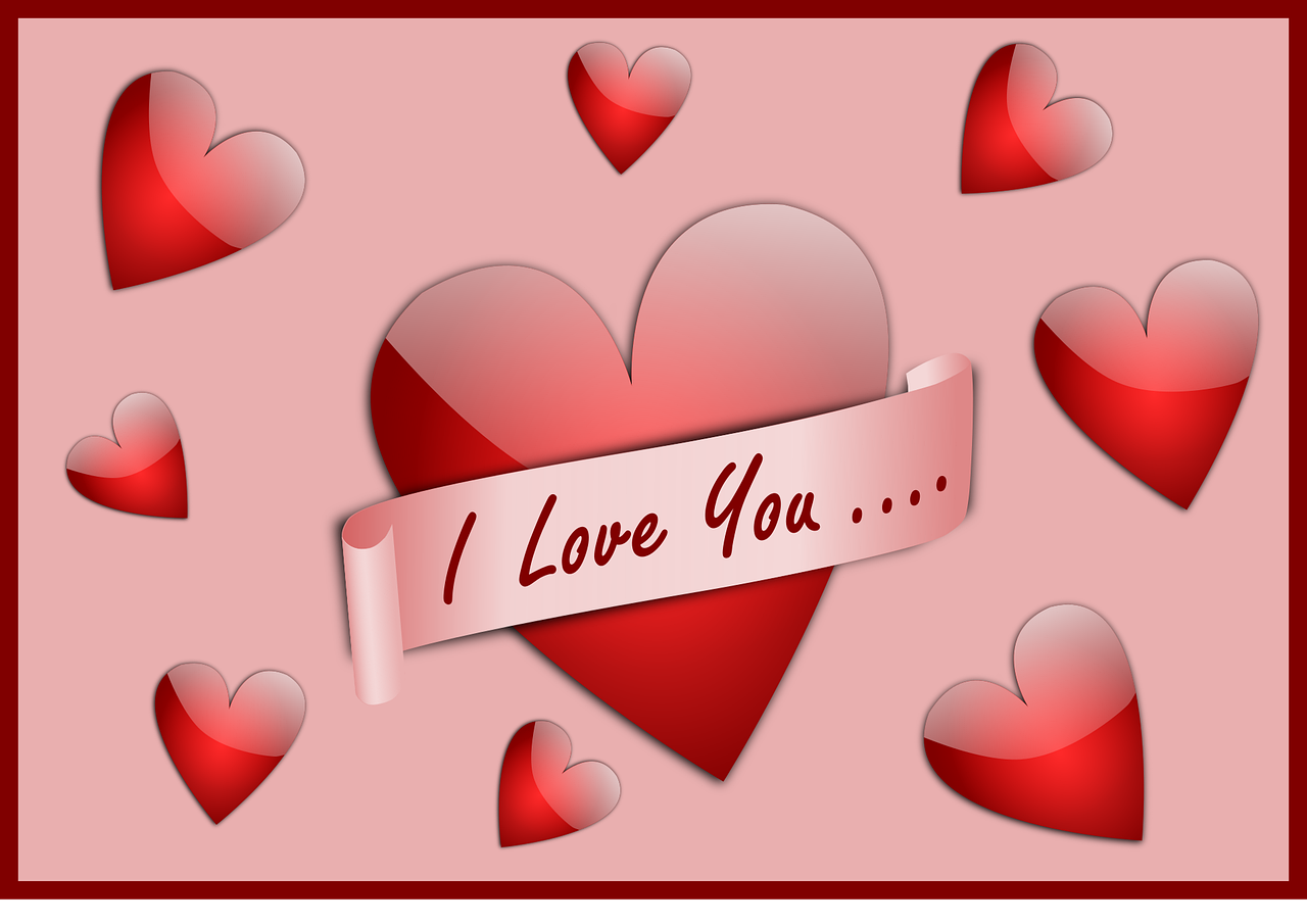 Hearts Love Card Stickdatei – Herzen & Liebe