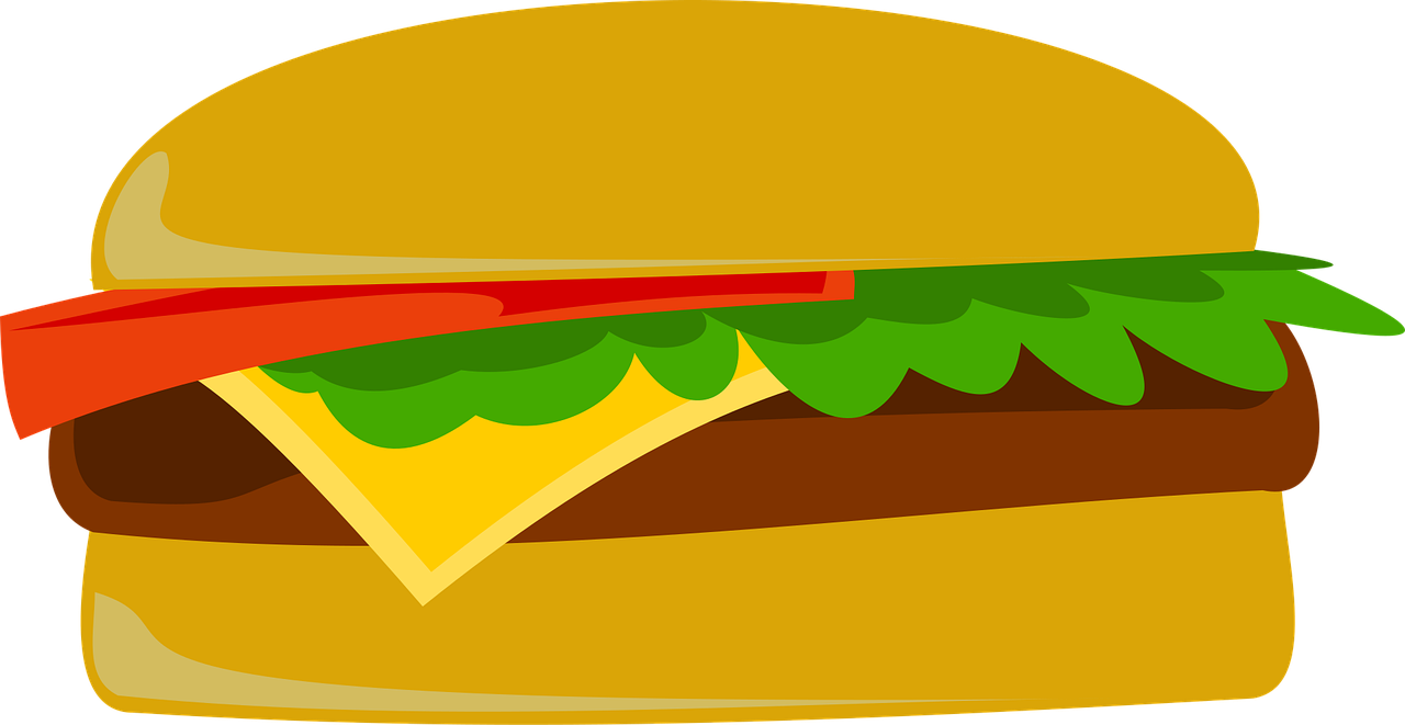 Burger Hamburger Fast food Stickdatei