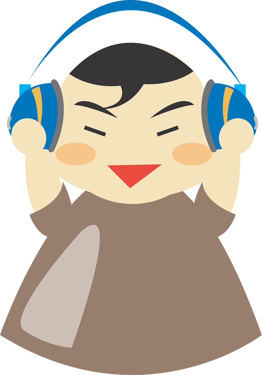 Earphones Sound Boy Stickdatei – Musik