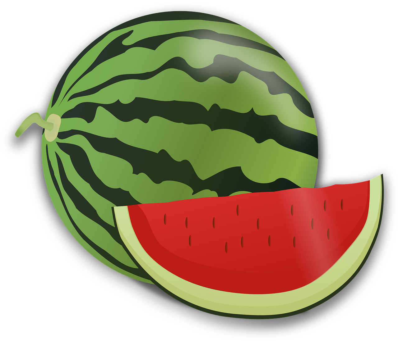 Watermelon Fruit Food Stickdatei – Essen & Trinken