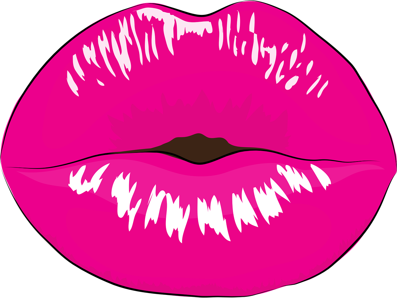 Mouth Makeup Kiss