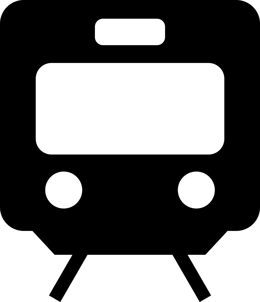 Train Pictogram Symbol