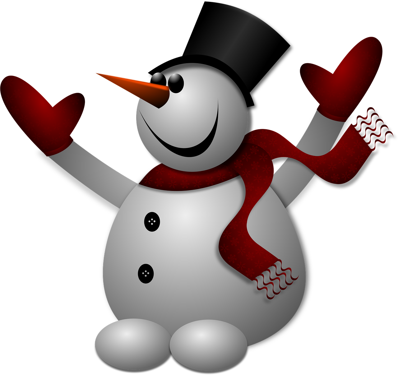 Snowman Winter Cold Stickdatei – Weihnachten