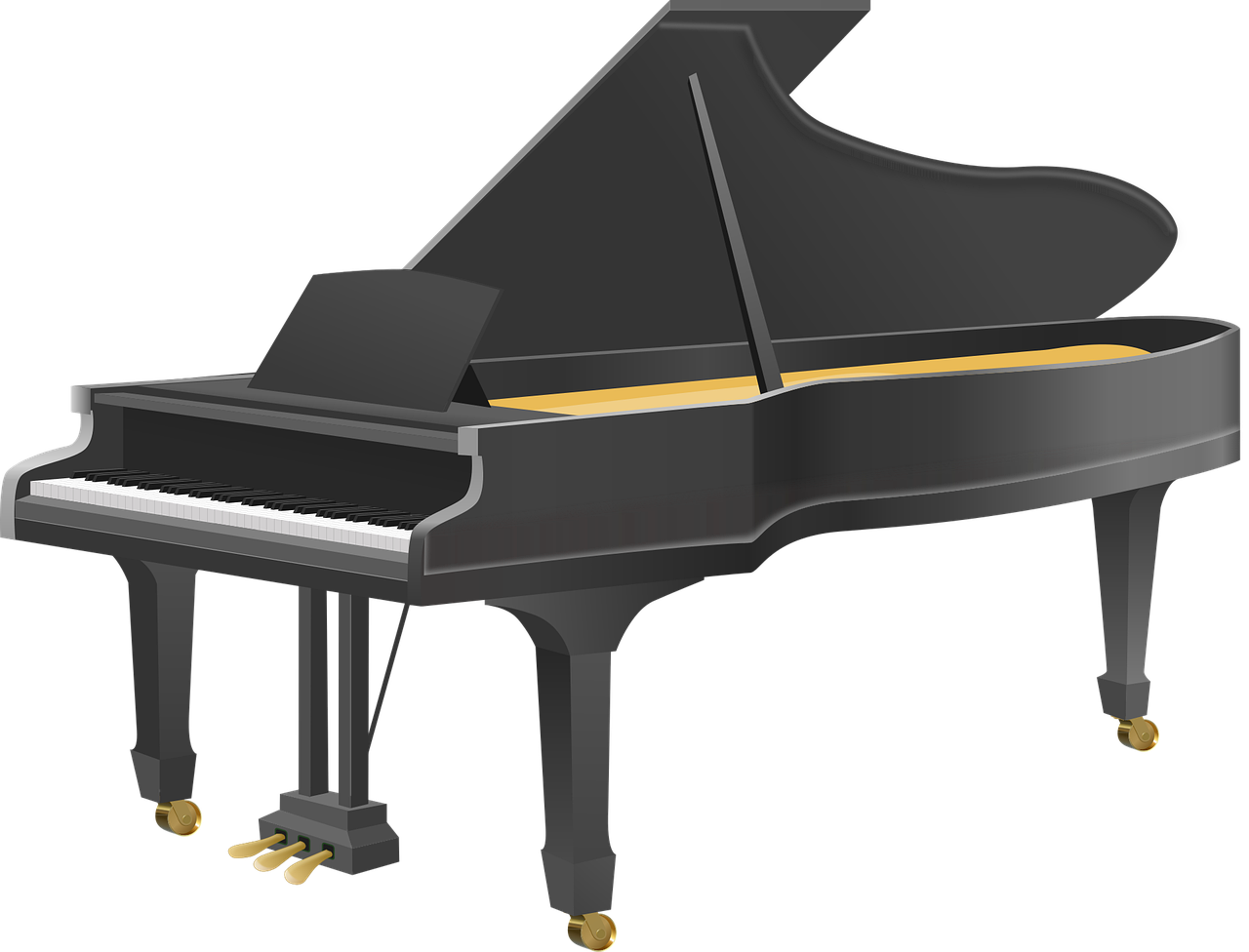 Grand piano Piano Music Stickdatei