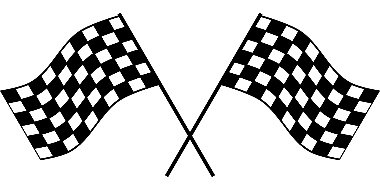 Checker Flag Race Stickdatei – Natur