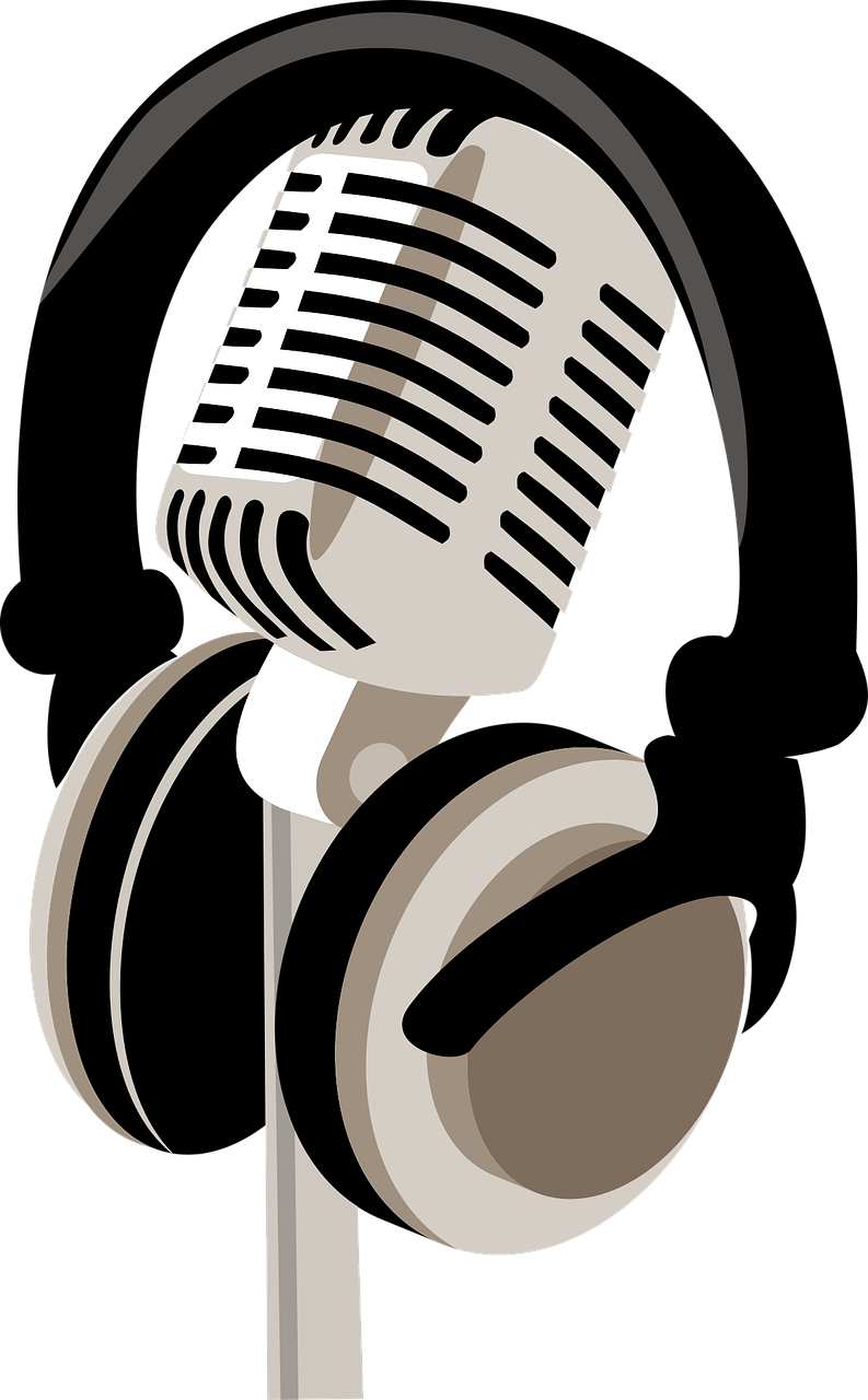 Headphones Microphone Sound Stickdatei – Musik