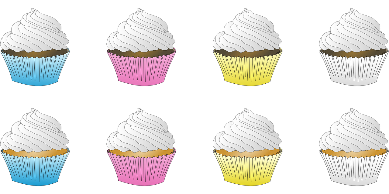 Cupcake Cupcakes Desserts Stickdatei – Kinder