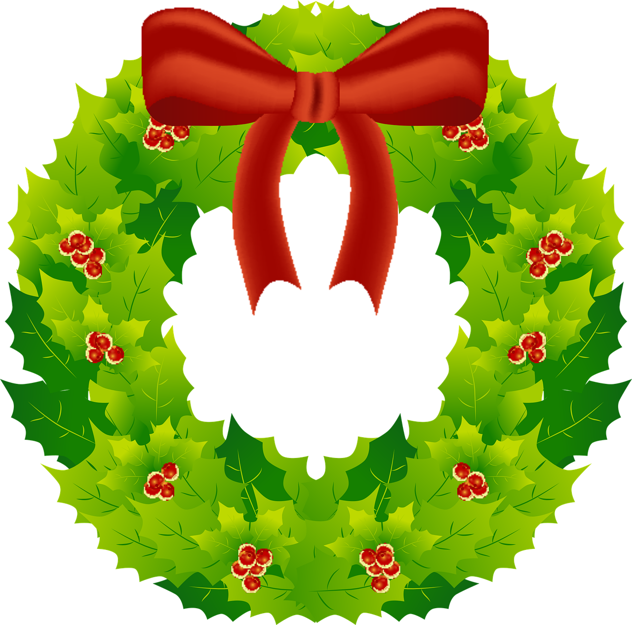 Wreath Christmas Decoration Stickdatei – Weihnachten