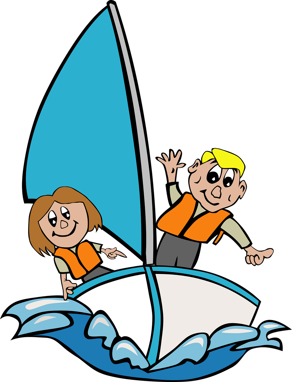 Sailboat Children Kids
