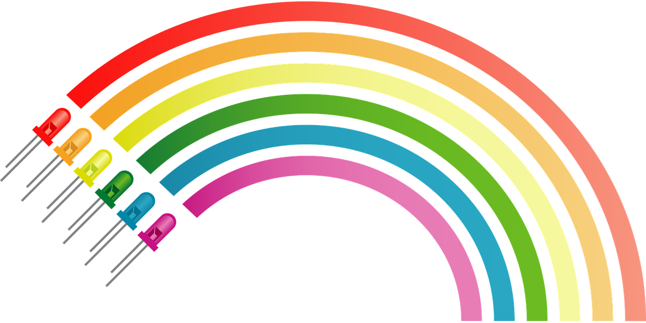 Rainbow Colors Diodes