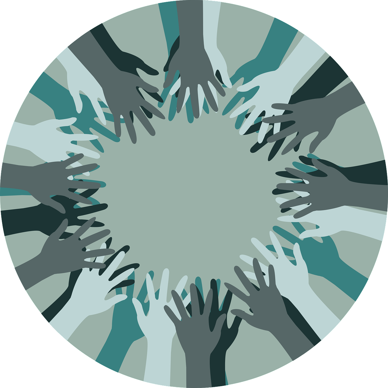 Human resources People Hands Stickdatei – Herzen & Liebe