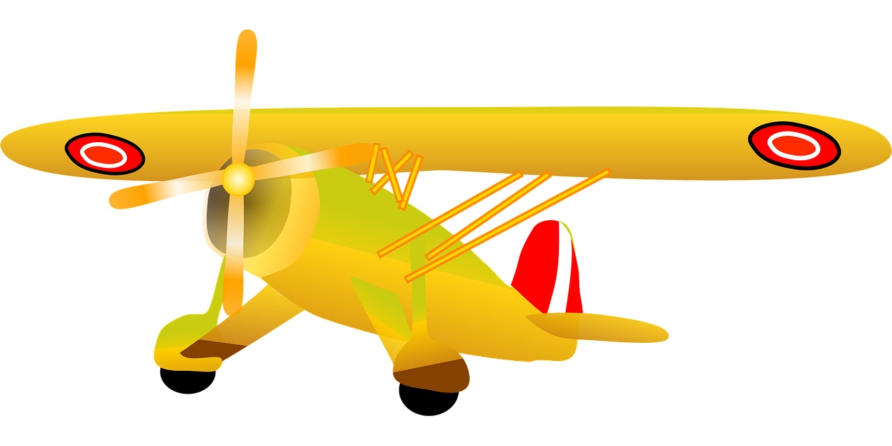 Airplane Propeller Plane Stickdatei