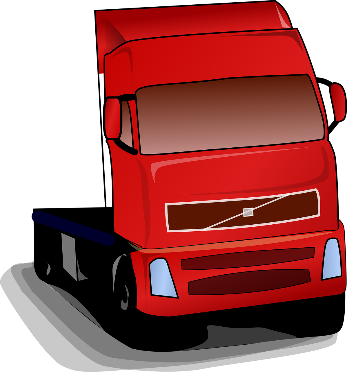 Truck Semi Freight Stickdatei – Fahrzeuge