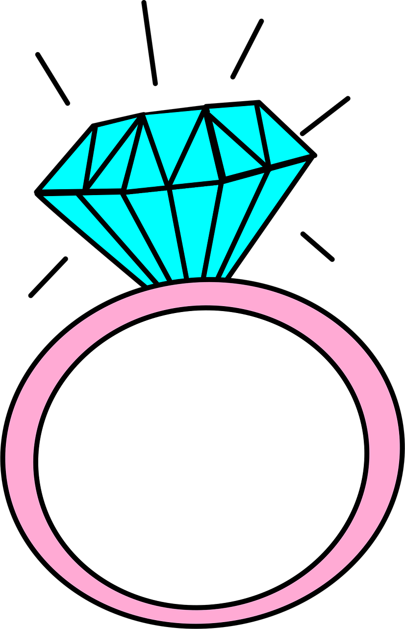 Ring Cartoon Diamond