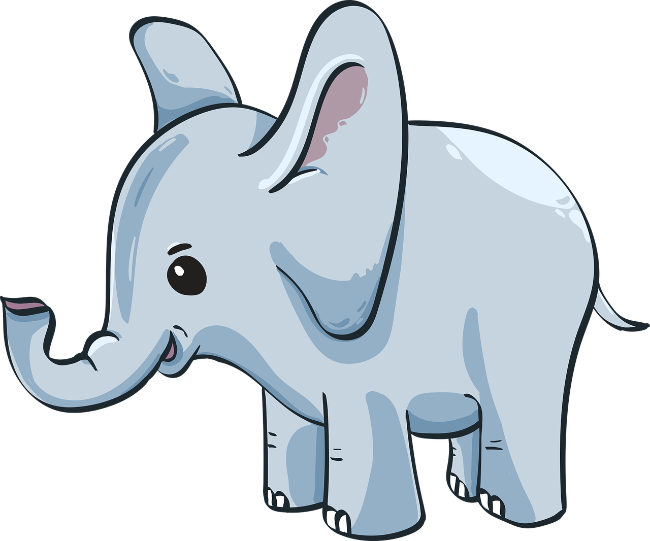 Baby elephant Cartoon elephant Drawing Stickdatei