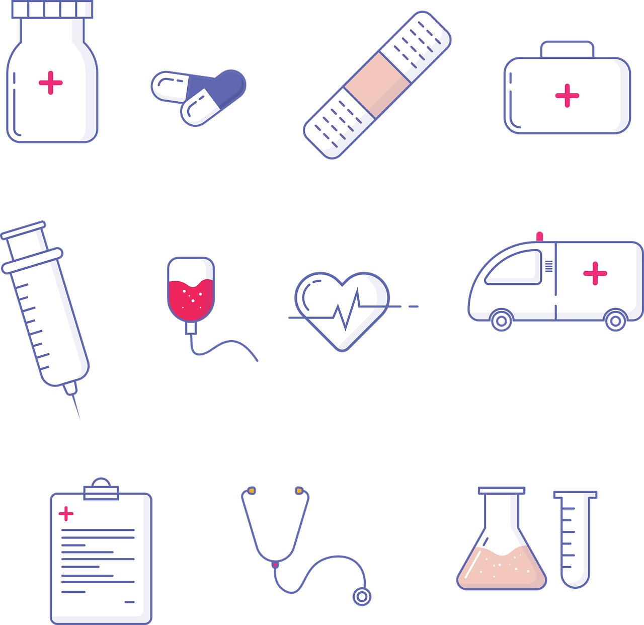 Medical Hospital Icons