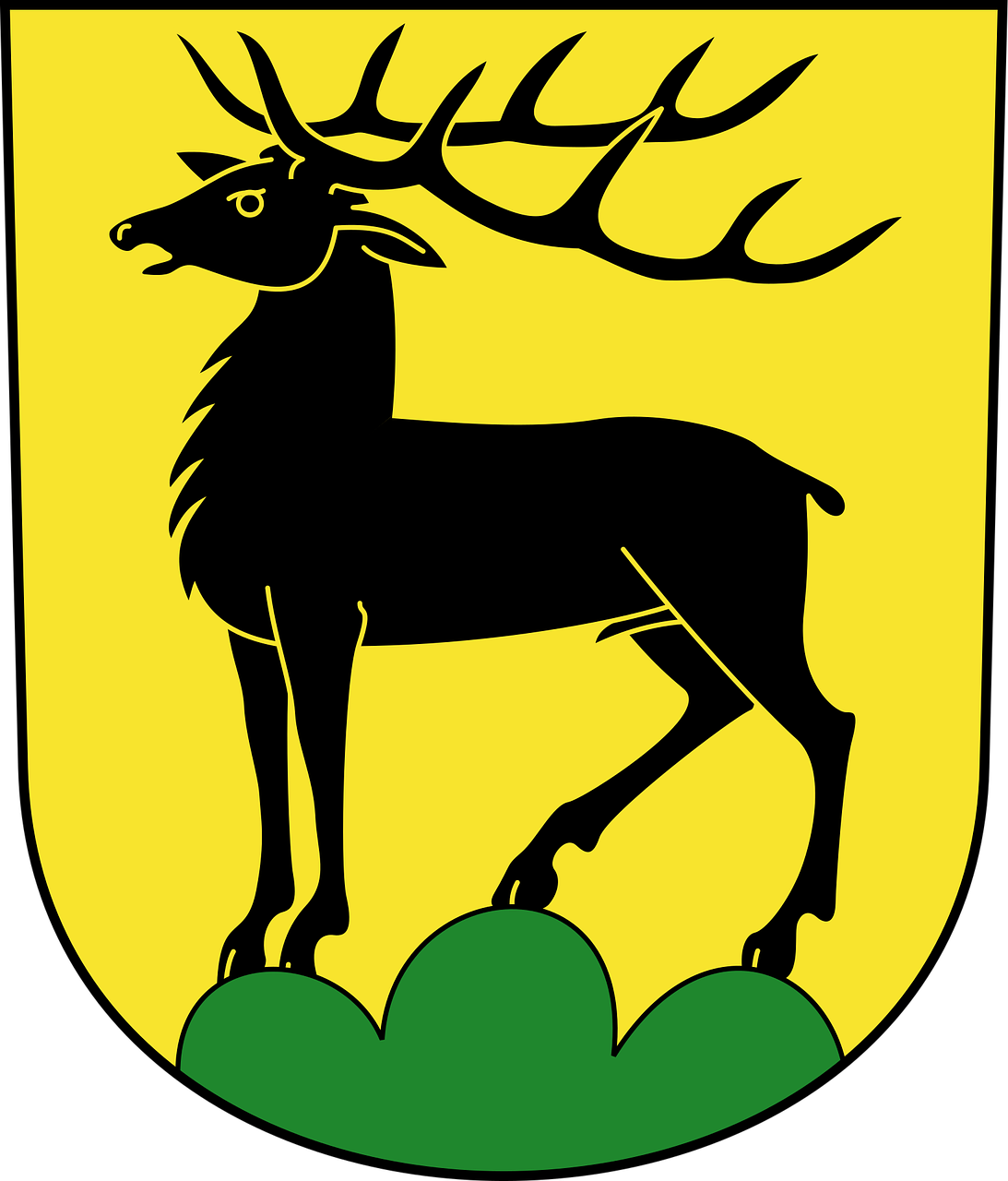 Stag Hart Buck Stickdatei