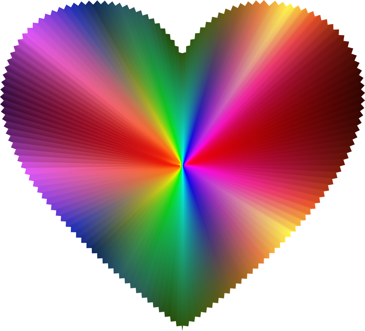 Heart Colorful heart Nature