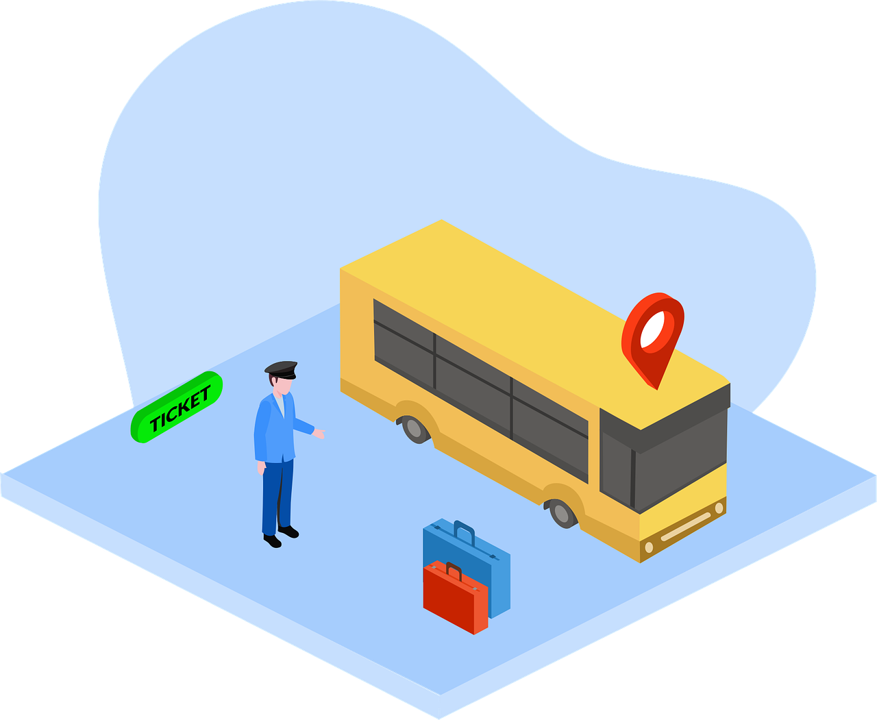 Bus Driver Vehicle Stickdatei – Fahrzeuge