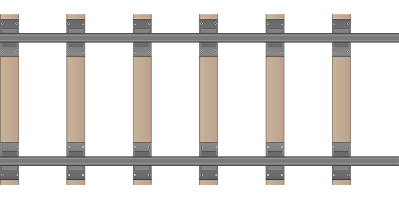 Train Tracks Railway Stickdatei – Fahrzeuge