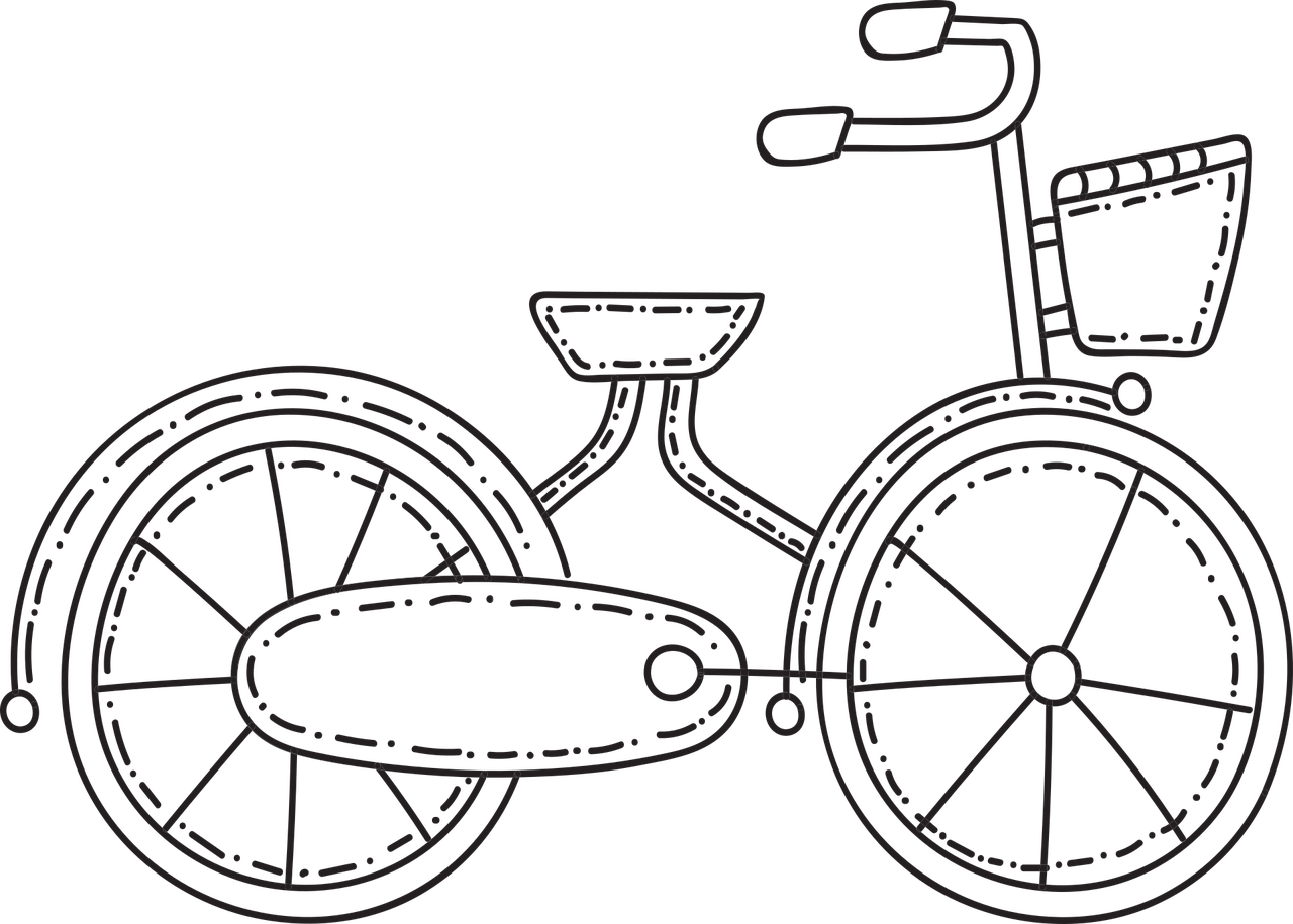 Bicycle Vehicle Cycling Stickdatei – Sport