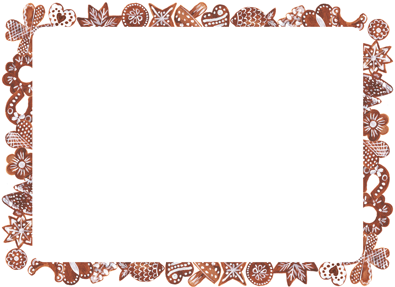 Gingerbread Christmas Beautiful wallpaper Stickdatei