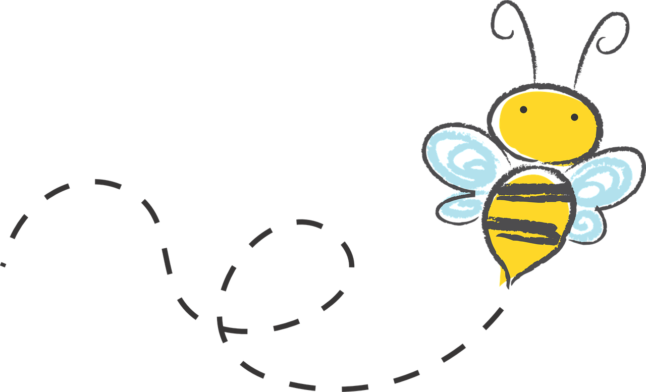 Bee Cartoon Bumble Stickdatei – Tiere