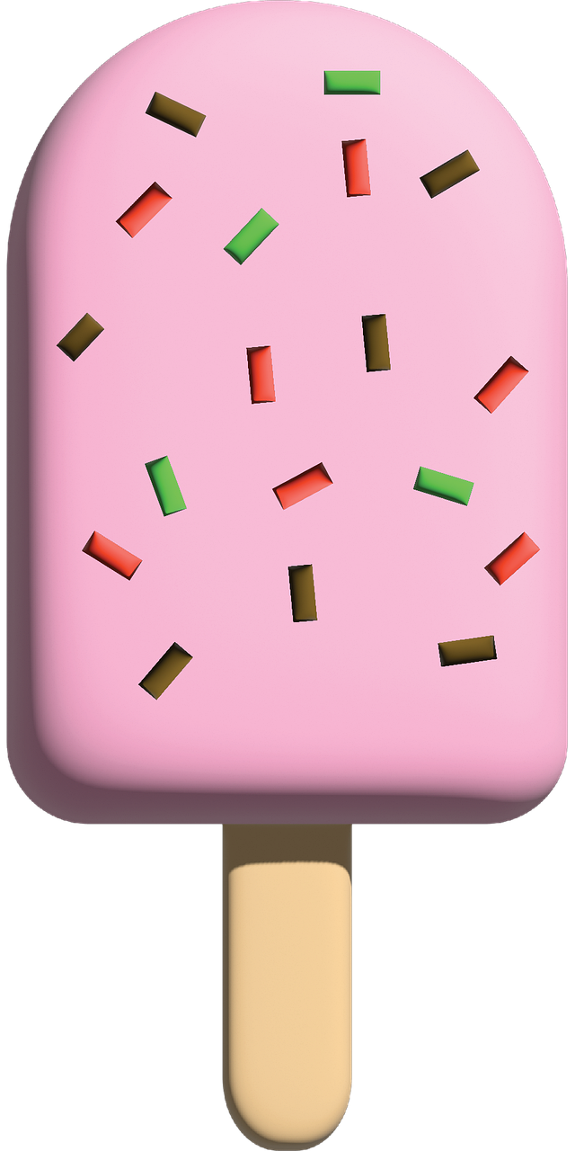 Ice cream cone Summer Dessert Stickdatei – Essen & Trinken