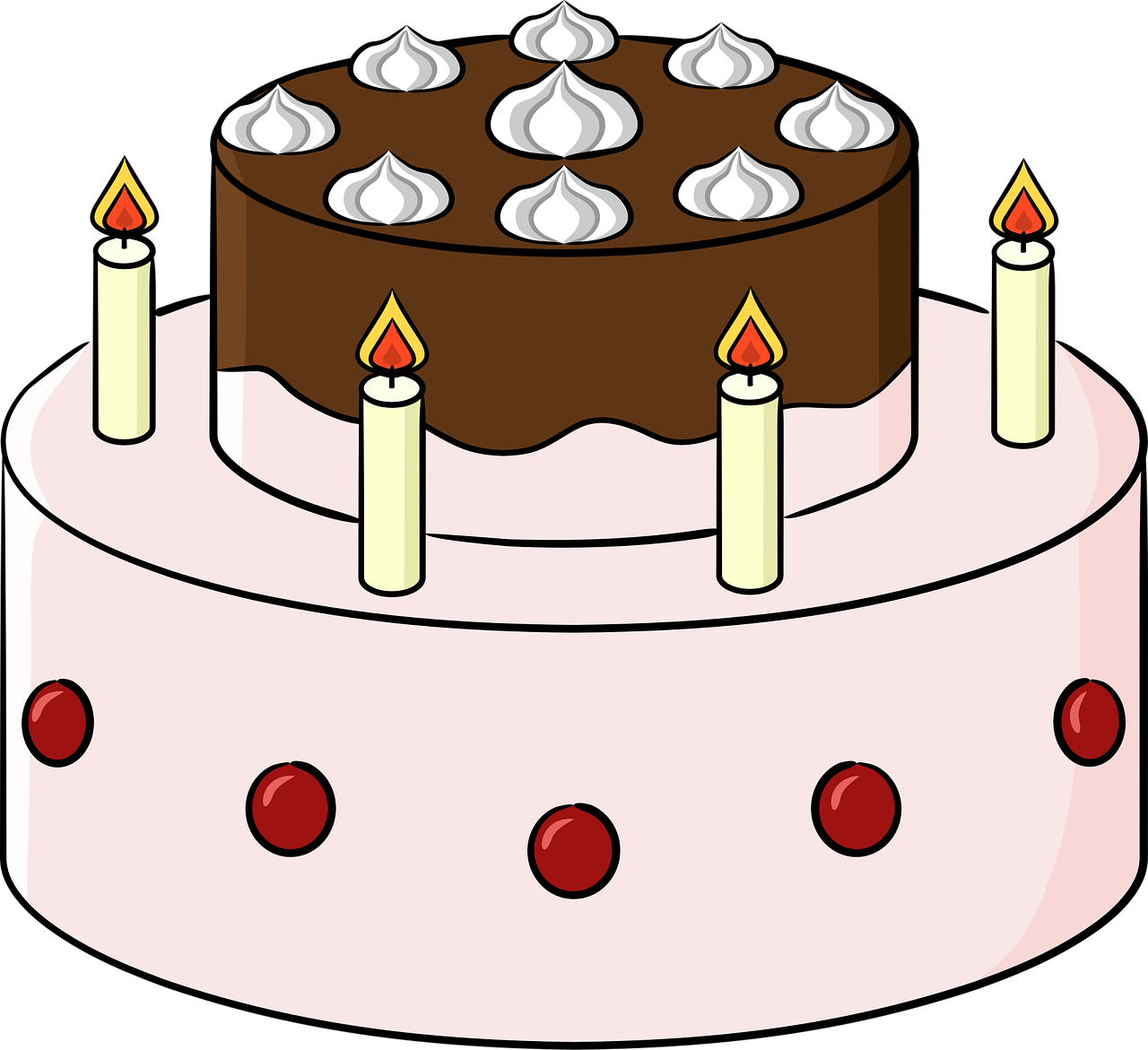Birthday cake Cakes Graphic Stickdatei – Essen & Trinken