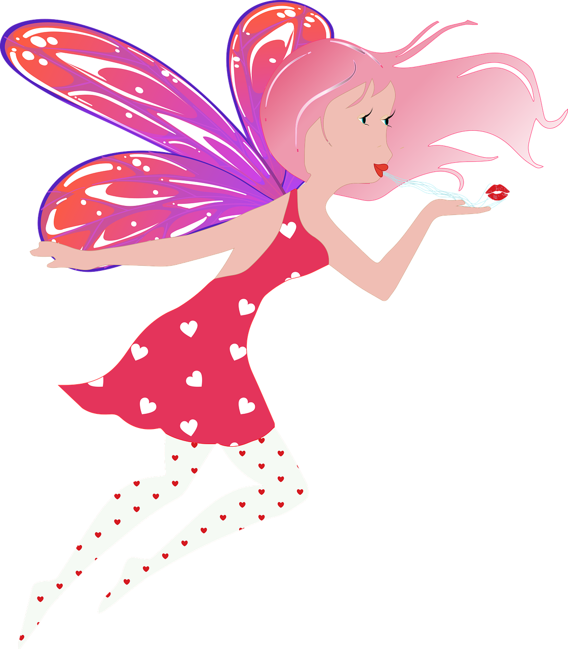 Fairy Kiss Romance Stickdatei