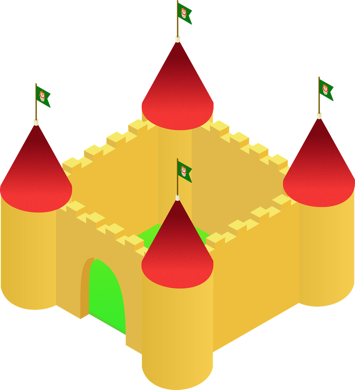 Castle Sand castle Yellow