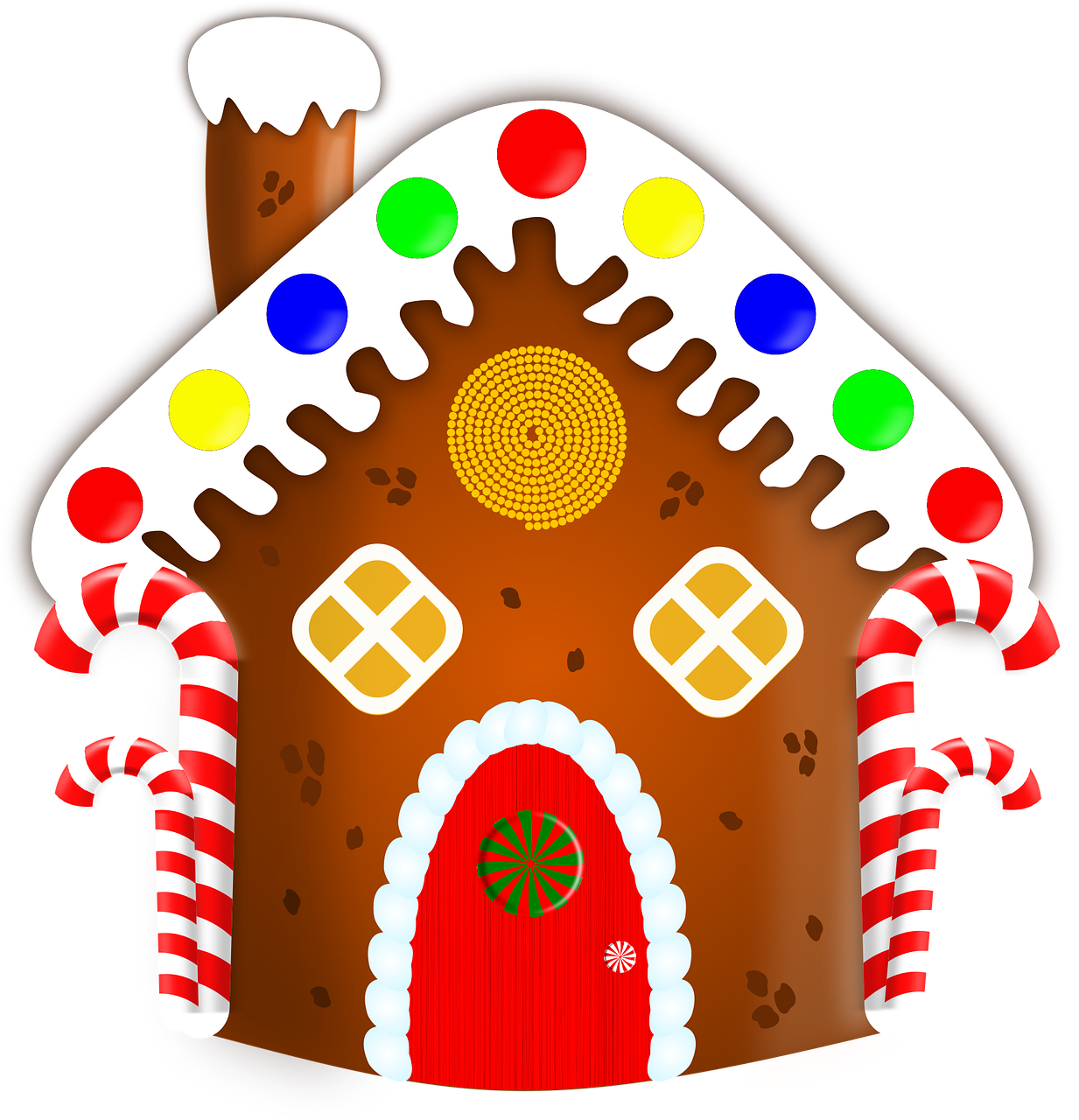 Gingerbread house Gingerbread House Stickdatei – Weihnachten