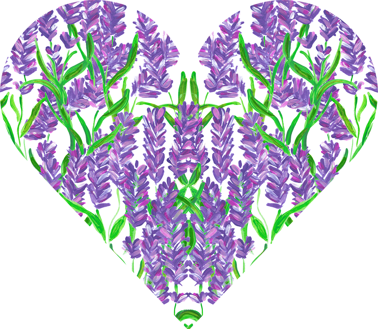 Heart Love Lavender