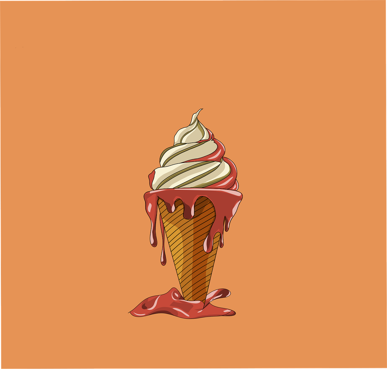 Ice cream Dessert Melt