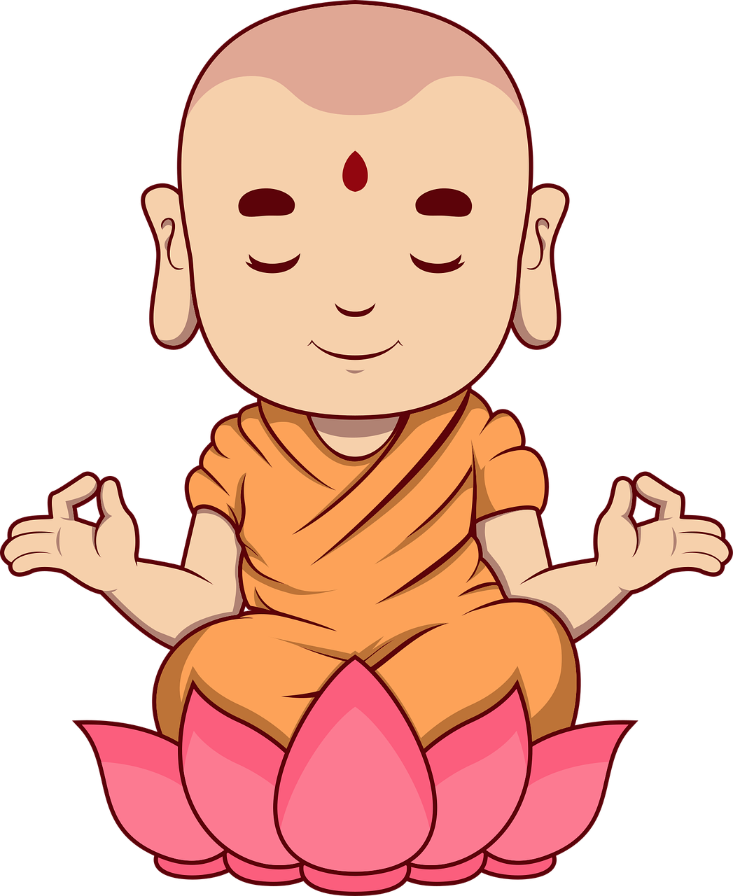 Buddha Buddha purnima Lotus Stickdatei – Blumen