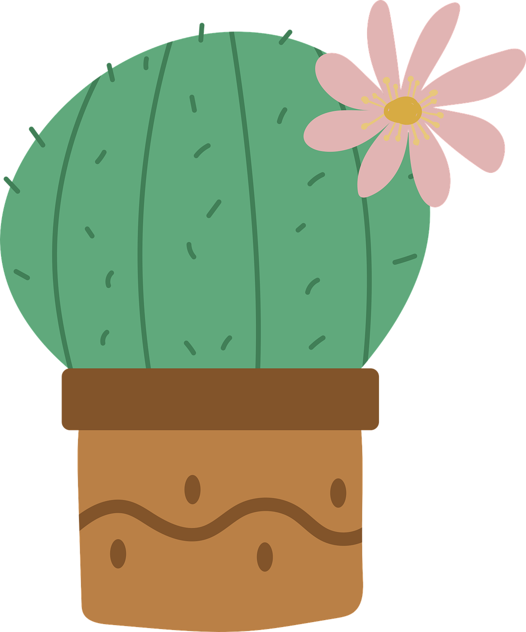 Cactus Plant Cartoon