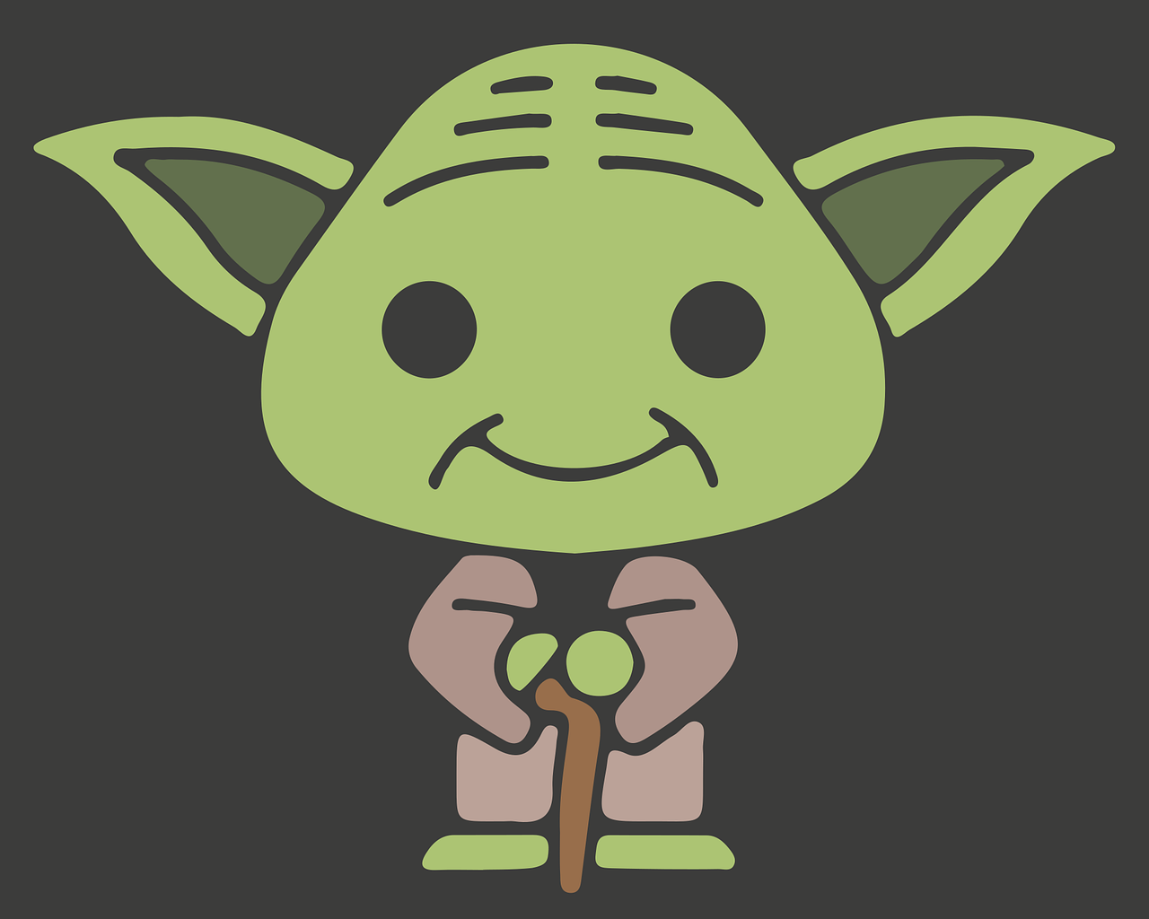 Yoda Jedi Star wars Stickdatei – Weihnachten