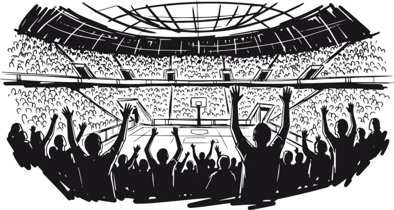 Stadion Crowd Arena Stickdatei – Musik