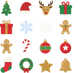 Christmas Christmas icon Christmas icons Stickdatei