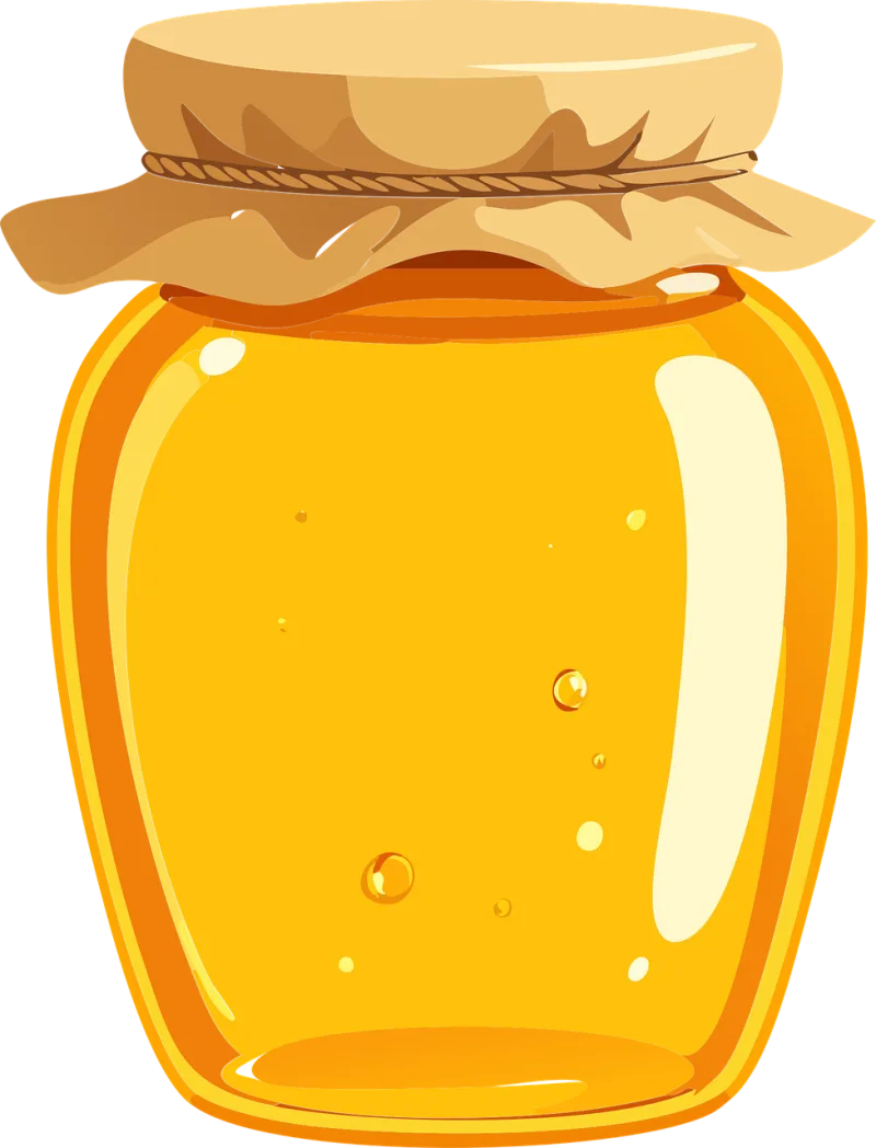 Jar Honey Sweets Stickdatei – Tiere