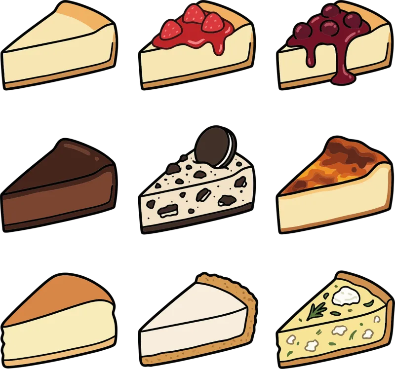 Cheesecake Dessert Cake Stickdatei – Essen & Trinken
