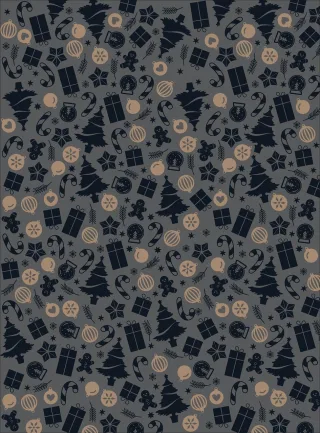 Christmas Background Pattern Stickdatei – Weihnachten